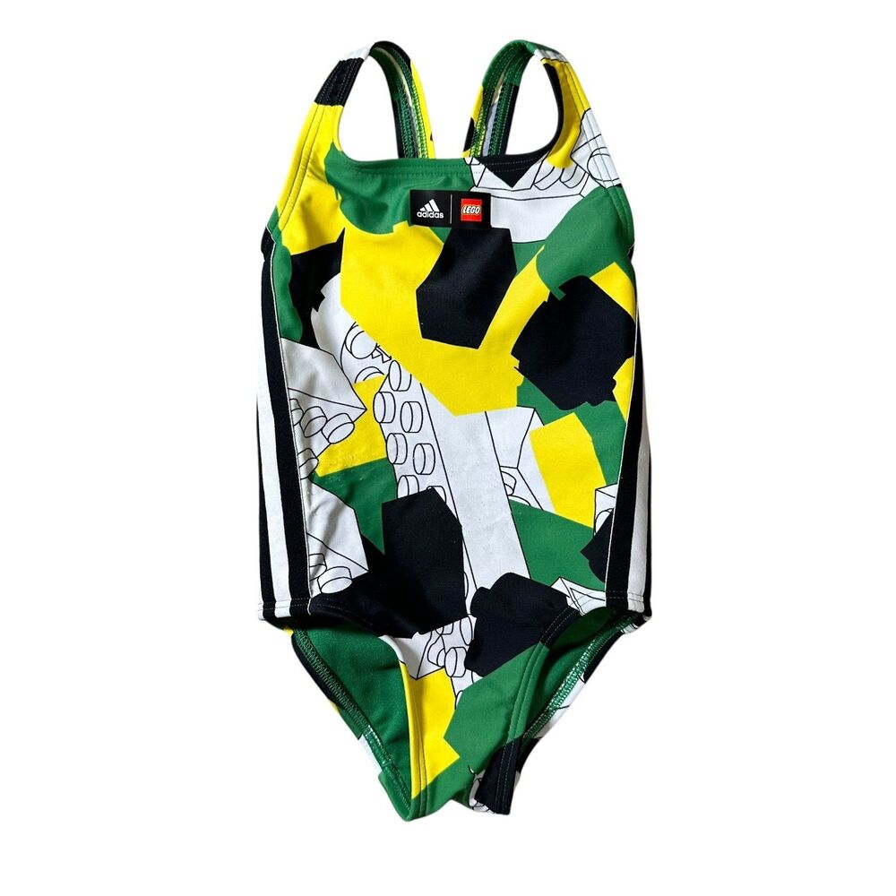 Adidas X Lego Swimsuit Baby Girl Toddler One-Piece   2T